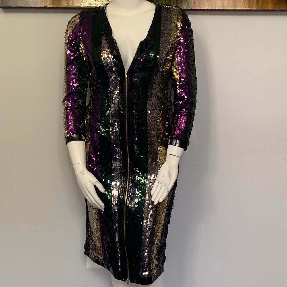 Multi /Sequins Dress Or Jacket.